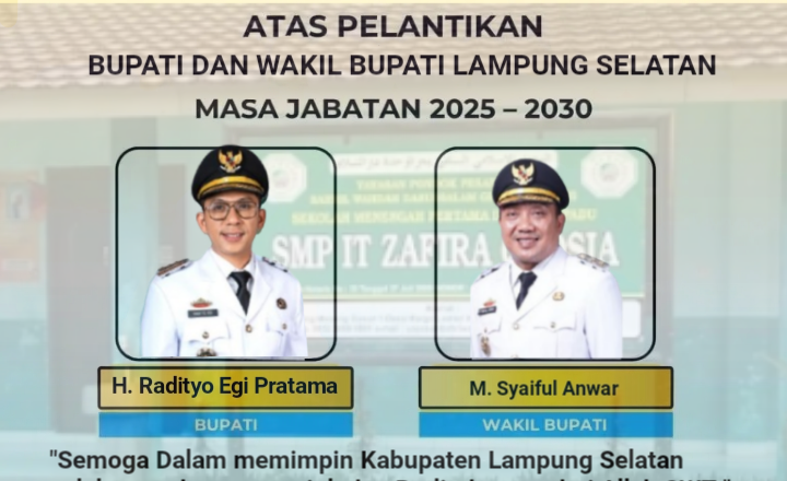 Kiyai Muhammad Ridwan Sampaikan Selamat dan Dukungan untuk Bupati dan Wakil Bupati Lampung Selatan Terpilih